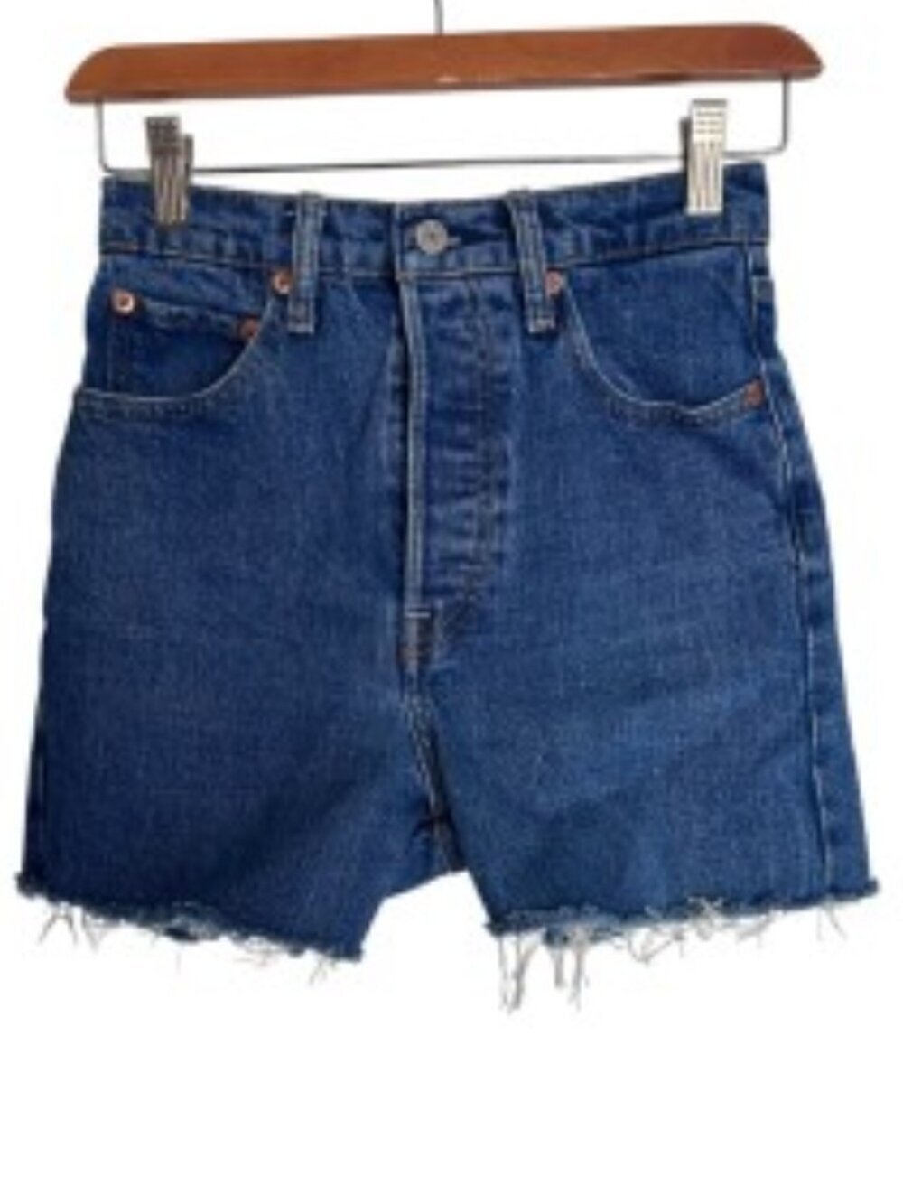 Levi's Ribcage Straight Cutoff Jean Shorts 25